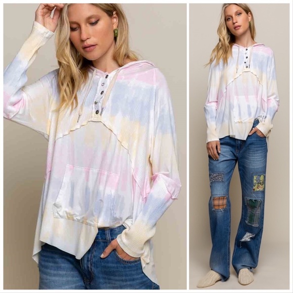 POL Feeling Cozy Cotton Candy Top - Picture 4 of 16